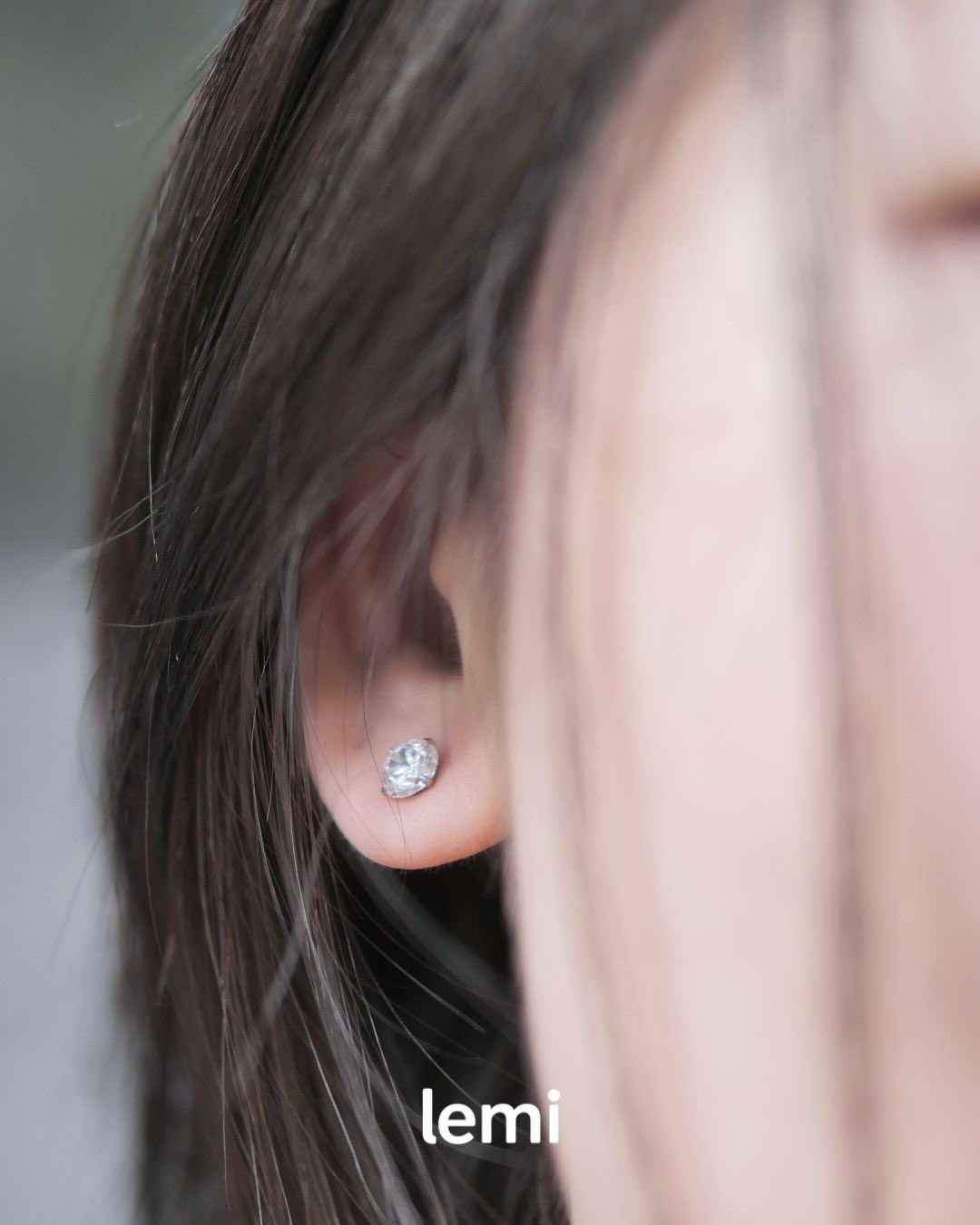 Lemi earrings, as worn